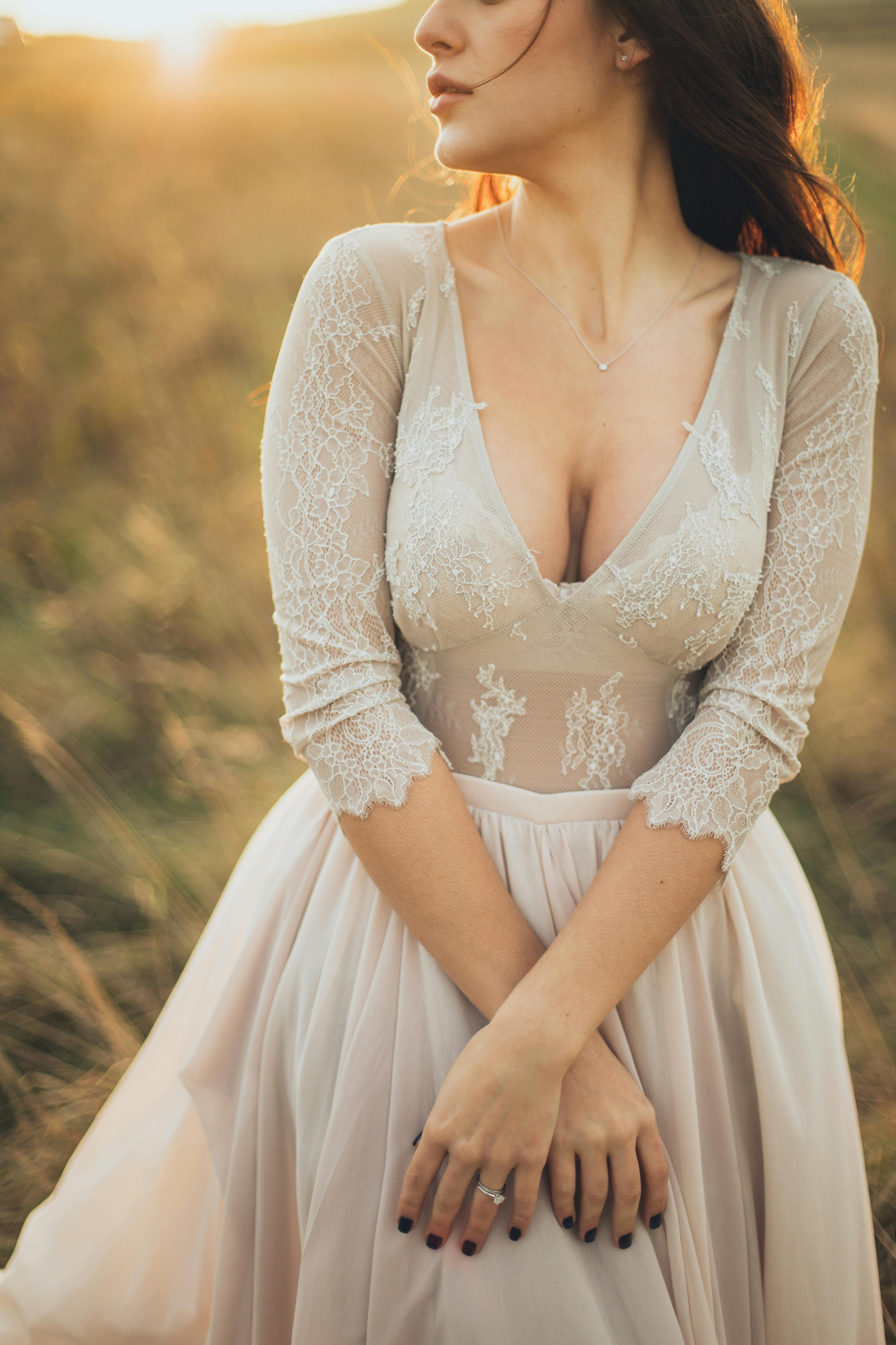Romantic Lace Midi Dress